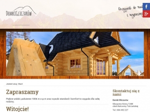 Zarezerwuj klimatyczny domek w Tatrach!