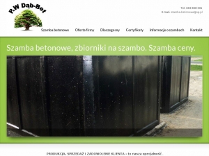 Trwałe, szczelne betonowe zbiorniki na szambo